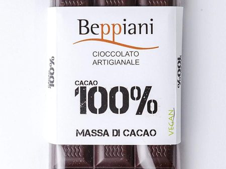 Beppiani 100% Masa de Cacao, Chocolate Artesano, vegano, sin azúcar, rico en antioxidantes, para dietas equilibradas - Set Made in Italy Embalaje Deteriorado (Cad: 04 11 2025) Online now