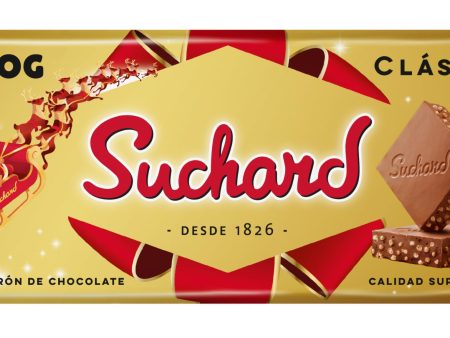 Suchard Tableta de Turrón de Chocolate con Leche con Arroz Inflado, Perfecta para Navidad, 230g Embalaje Deteriorado Discount