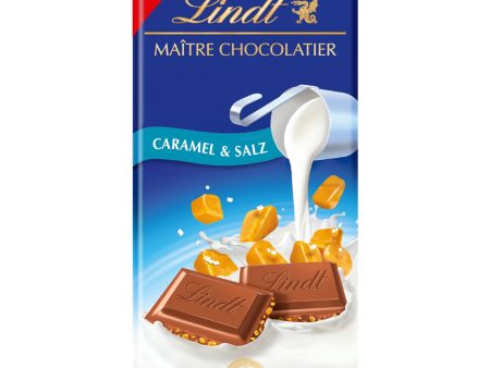 Lindt Chocolate con Leche y Caramelo Salado - Tableta de 100 g Embalaje Deteriorado (Cad: 30 09 2025) Fashion