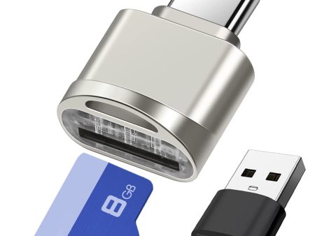 Lector de Tarjetas Micro SD USB C con Adaptador USB C a USB Embalaje Deteriorado Fashion