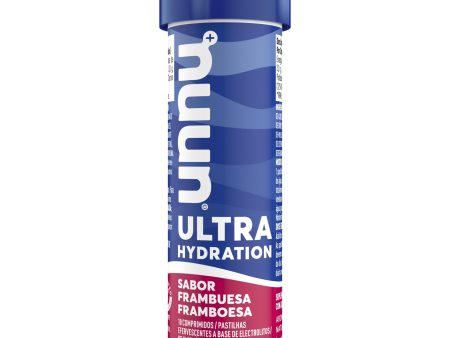 Nuun ULTRA Frambuesa Comprimidos Efervescentes con Electrólitos y Vitamina C Embalaje Deteriorado on Sale