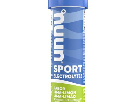 Nuun Sport Lima Limón - Comprimidos Efervescentes con Electrólitos y Vitamina C para Hidratación Óptima y Soporte Inmunológico Embalaje Deteriorado on Sale