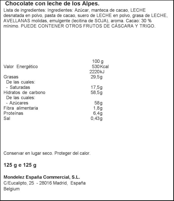 Milka - Tableta De Chocolate Leche, 125 g Embalaje Deteriorado (Cad: 10 10 2025) Online