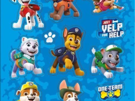 Paquete de Calcomanías de Fiesta - Patrulla Canina Paw Patrol (6 hojas) Embalaje Deteriorado Online Sale